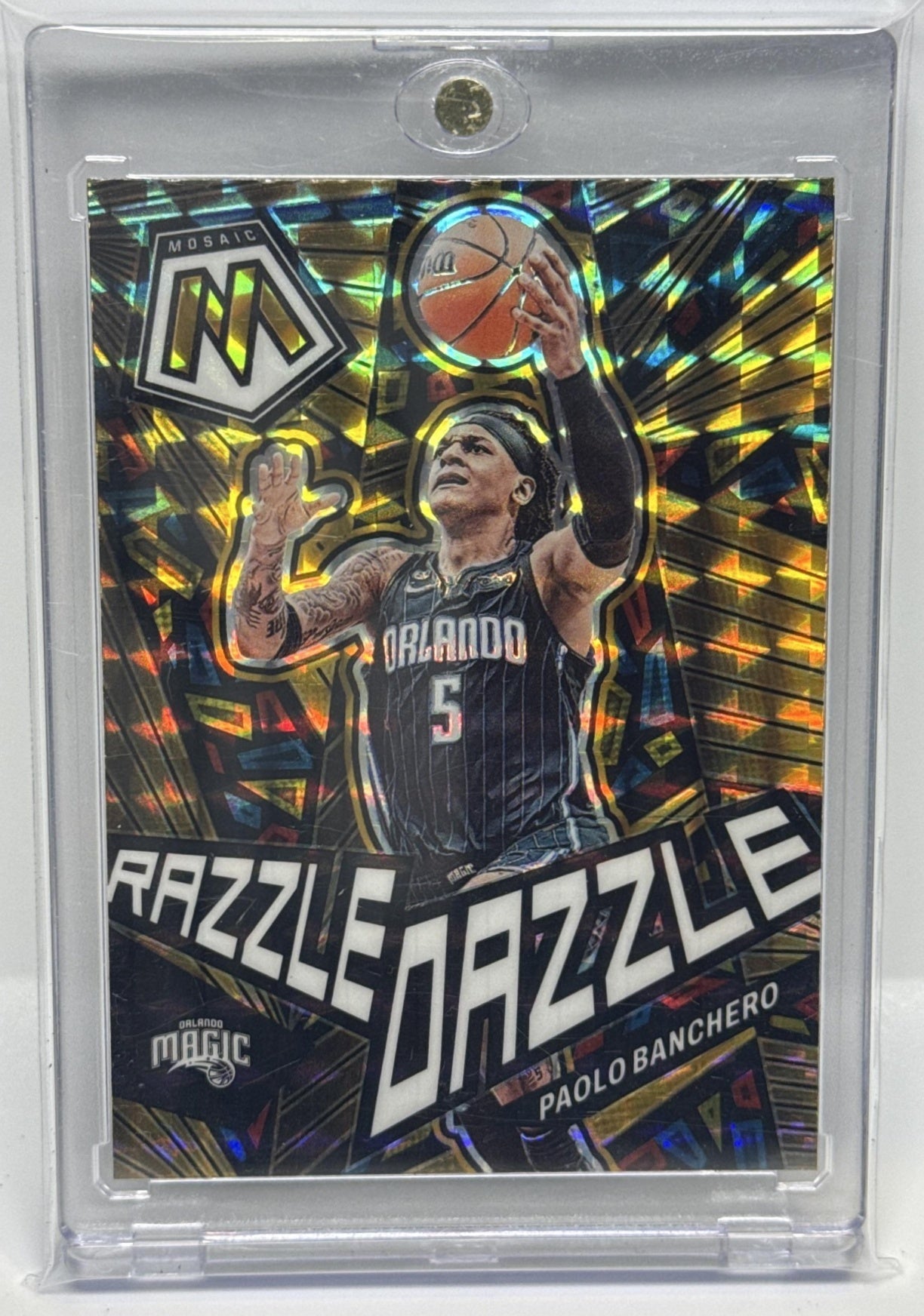 Paolo Banchero Panini Mosaic 2022-23 Razzle Dazzle RC Orlando Magic