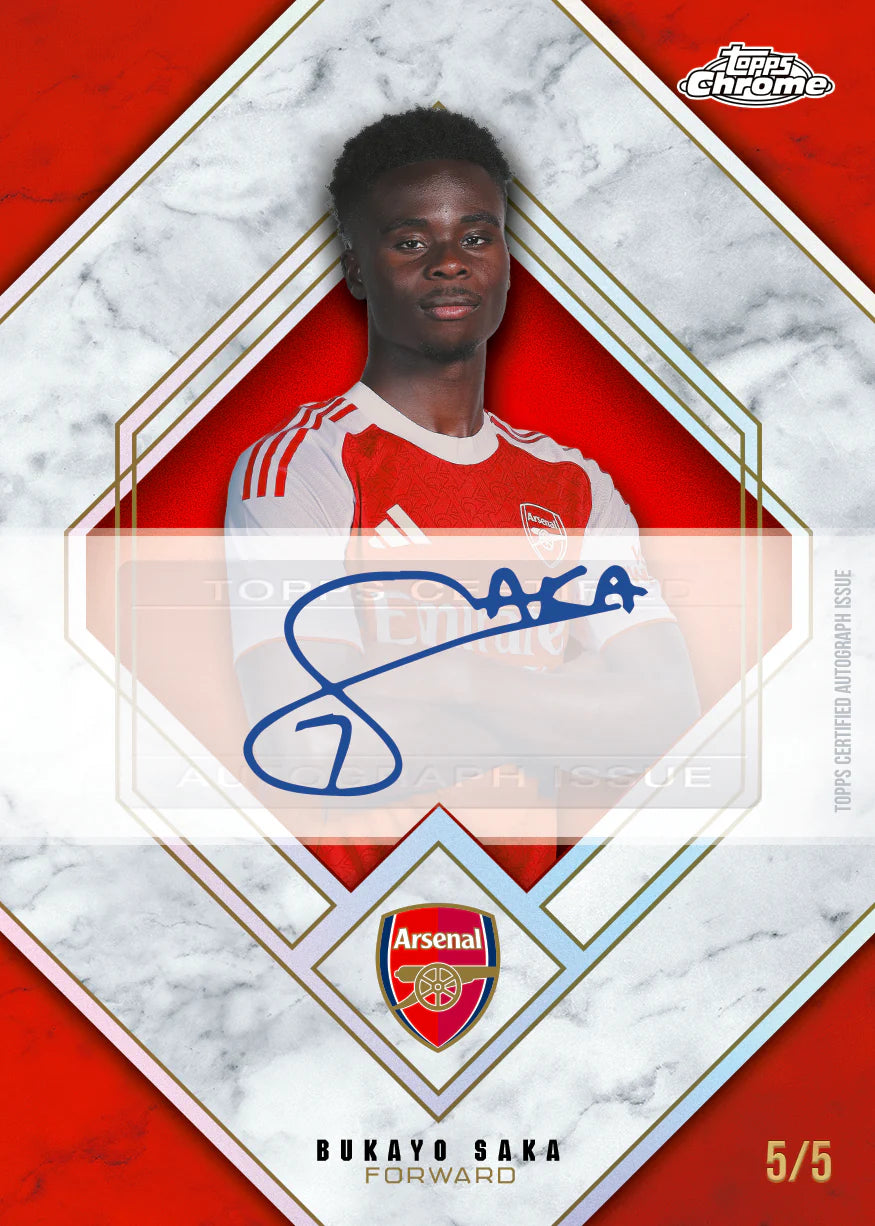 2025-26 Topps Chrome Arsenal Hobby Box