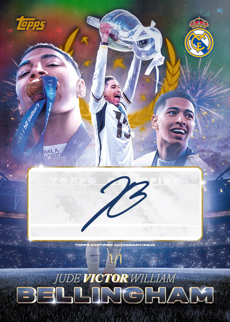 2025/26 Topps Real Madrid Los Blancos Hobby Box