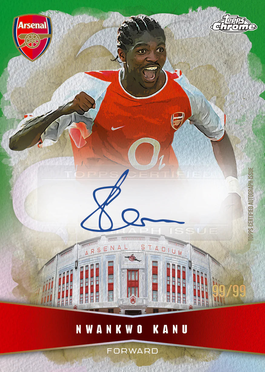 2025-26 Topps Chrome Arsenal Hobby Box