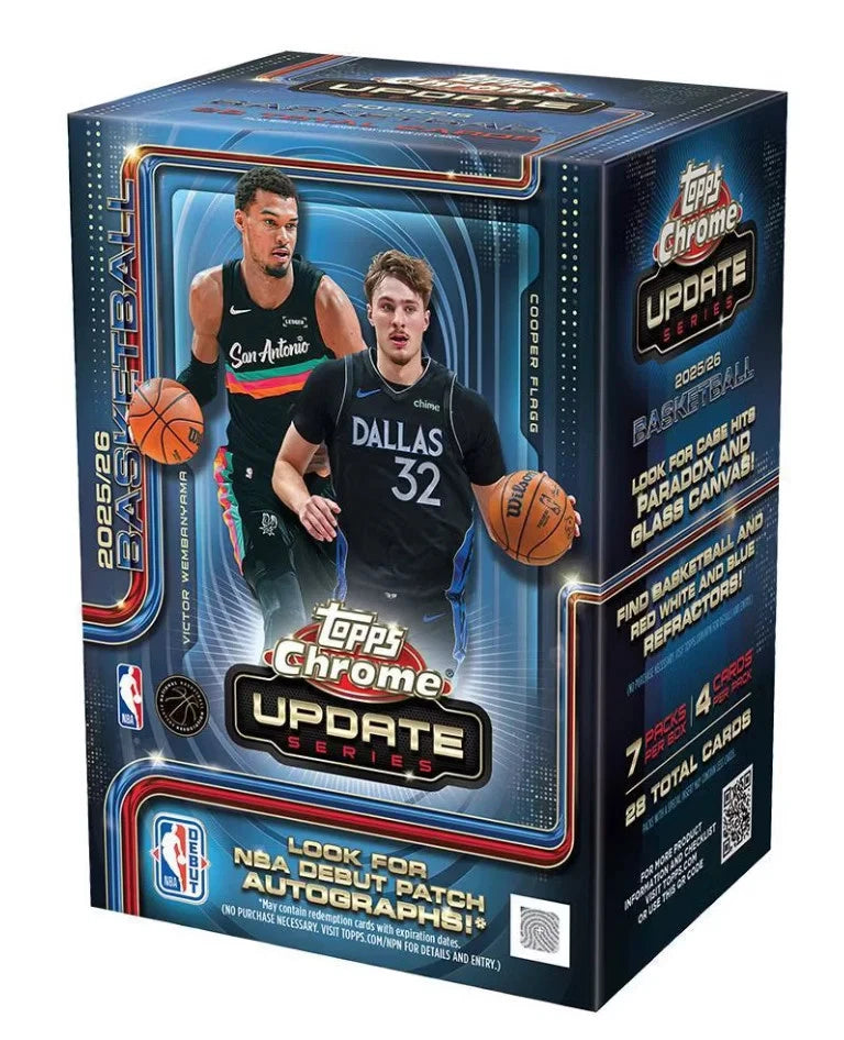 2026 Topps Chrome Update Basketball Value Box