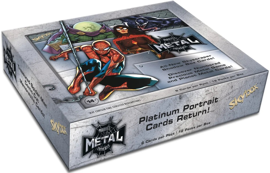 2021 Upper Deck Marvel Spider-Man Metal Universe Trading Cards Box